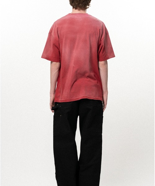KAMIYA(カミヤ)の「"THE DARKNESS WILL DISAPPEAR" Distressed T-shirt(Tシャツ/カットソー・メンズ・ブラック/レッド/ネイビー・S/M)」の16枚目の写真