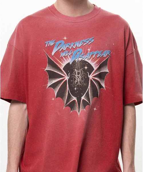 KAMIYA(カミヤ)の「"THE DARKNESS WILL DISAPPEAR" Distressed T-shirt(Tシャツ/カットソー・メンズ・ブラック/レッド/ネイビー・S/M)」の18枚目の写真