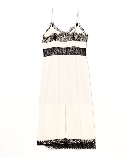 Ray BEAMS（レイビームス）の「レース キリカエ キャミワンピース（ワンピース・レディース・ブラック/オフホワイト・0/1）」の20枚目の写真