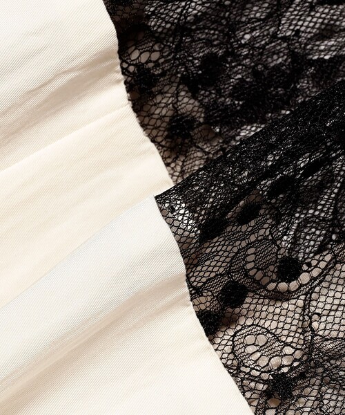 Ray BEAMS（レイビームス）の「レース キリカエ キャミワンピース（ワンピース・レディース・ブラック/オフホワイト・0/1）」の22枚目の写真