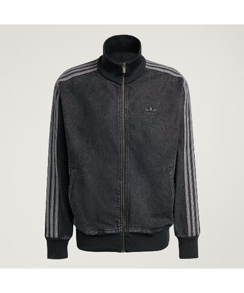 adidas Originals（アディダスオリジナルス）の「adidas ADICOLOR DENIM FIREBIRD TRACK TOP / アディダス アディカラー デニム ファイヤーバード トラックトップ / KD1516（デニムジャケット・メンズ・ブラック・S/XL）」の2枚目の写真