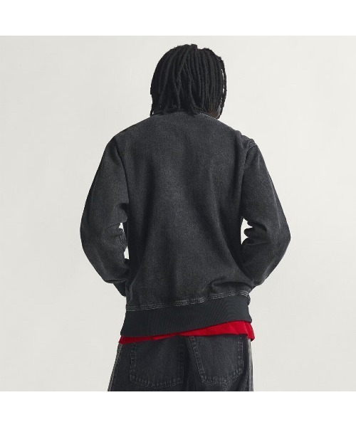 adidas Originals（アディダスオリジナルス）の「adidas ADICOLOR DENIM FIREBIRD TRACK TOP / アディダス アディカラー デニム ファイヤーバード トラックトップ / KD1516（デニムジャケット・メンズ・ブラック・S/XL）」の3枚目の写真