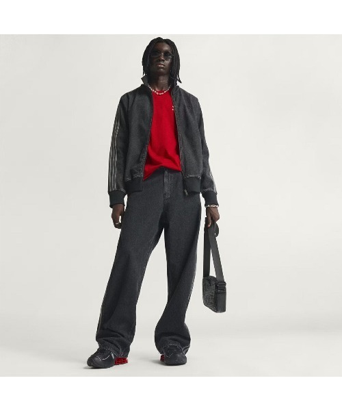 adidas Originals（アディダスオリジナルス）の「adidas ADICOLOR DENIM FIREBIRD TRACK TOP / アディダス アディカラー デニム ファイヤーバード トラックトップ / KD1516（デニムジャケット・メンズ・ブラック・S/XL）」の5枚目の写真