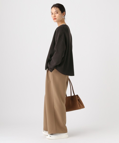 Elura(エルーラ)の「リネンライクジップカーディガン/646535(カーディガン/ボレロ・レディース・ダークブラウン/ベージュ/オフホワイト・FREE)」の17枚目の写真