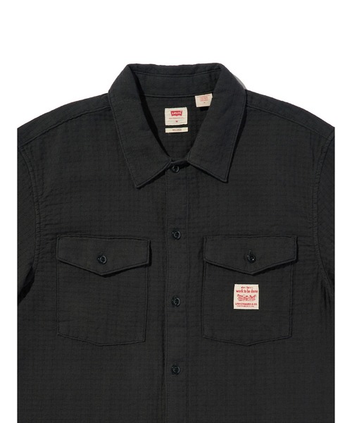Levi's（リーバイス）の「Levi's/リーバイス WORKWEAR ショートスリーブワーカーシャツ（シャツ/ブラウス・メンズ・ブラック・XL/L/M/S）」の9枚目の写真