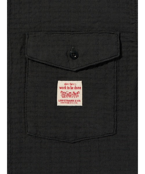 Levi's（リーバイス）の「Levi's/リーバイス WORKWEAR ショートスリーブワーカーシャツ（シャツ/ブラウス・メンズ・ブラック・XL/L/M/S）」の12枚目の写真