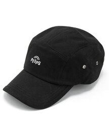 PEEPS（ピープス）の「small logo curved camp cap(black)（キャップ）」