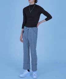 KATHARSIS（カタルシス）の「ヘリンボーンカフススラックス グレー_FREE（スラックス）」