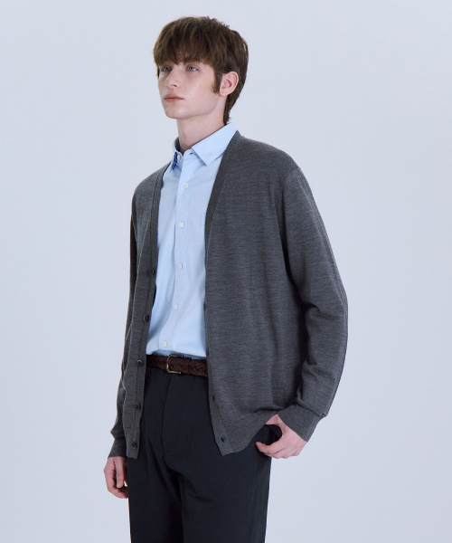 BASIC HOUSE(ベーシックハウス)の「プレミアムオックスフォードレギュラーフィット長袖シャツブルーLYWS0102(シャツ/ブラウス・メンズ・ブルー・FREE)」の3枚目の写真