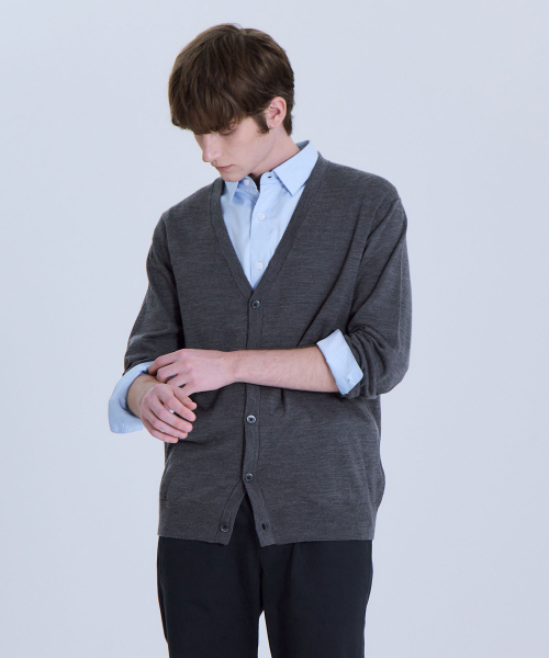 BASIC HOUSE(ベーシックハウス)の「プレミアムオックスフォードレギュラーフィット長袖シャツブルーLYWS0102(シャツ/ブラウス・メンズ・ブルー・FREE)」の4枚目の写真