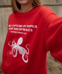 STAFF ONLY（スタッフオンリー）の「OCTOPUS SWEATSHIRT (RED)（スウェット）」