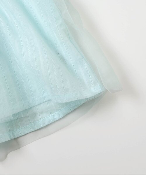 apres les cours(アプレレクール)の「チュールヨークフリルブラウス_ジュニア対応(シャツ/ブラウス・キッズ・ミント/オフホワイト・130/120/110/100/90/80/140)」の14枚目の写真