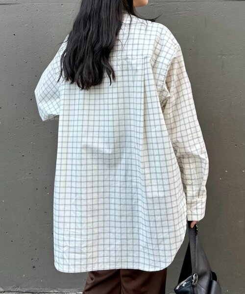 FRIPIER（フリピエ）の「《FRIPIER》チェックシャツ（シャツ/ブラウス・レディース・アイボリー・FREE）」の8枚目の写真