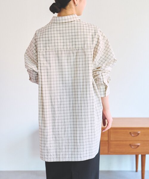FRIPIER（フリピエ）の「《FRIPIER》チェックシャツ（シャツ/ブラウス・レディース・アイボリー・FREE）」の12枚目の写真