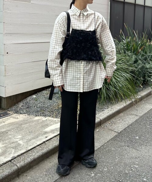 FRIPIER（フリピエ）の「《FRIPIER》チェックシャツ（シャツ/ブラウス・レディース・アイボリー・FREE）」の21枚目の写真