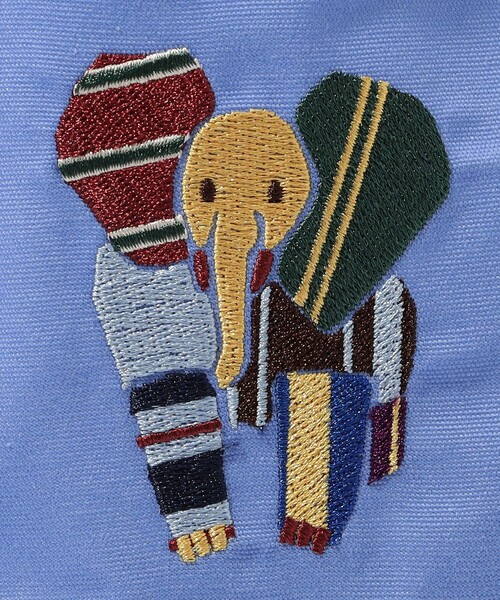 caban（キャバン）の「Elephant刺繍 プレイフルトートバッグ（トートバッグ・メンズ・ネイビー/イエロー/グリーン/ホワイト/ライトブルー/ブラック・FREE）」の14枚目の写真