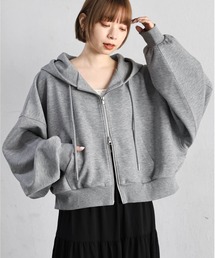 tiptop | 【丈が選べる】ダンボールダブルジップパーカー(パーカー)