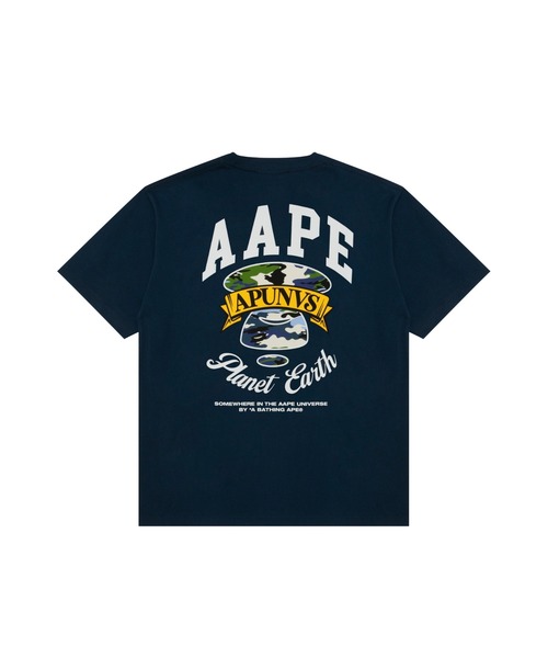 AAPE BY A BATHING APE（エーエイプバイアベイシングエイプ）の「AAPE THEME MAIN TEE（Tシャツ/カットソー・メンズ・ワインレッド/ネイビー・MEDIUM/LARGE/X-LARGE/SMALL）」の3枚目の写真