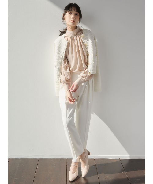 anuans（アニュアンス）の「ラムレザーメリージェン（パンプス・レディース・ブラック/ピンクベージュ/ブラウン/ホワイト系その他4・S/M/L）」の5枚目の写真