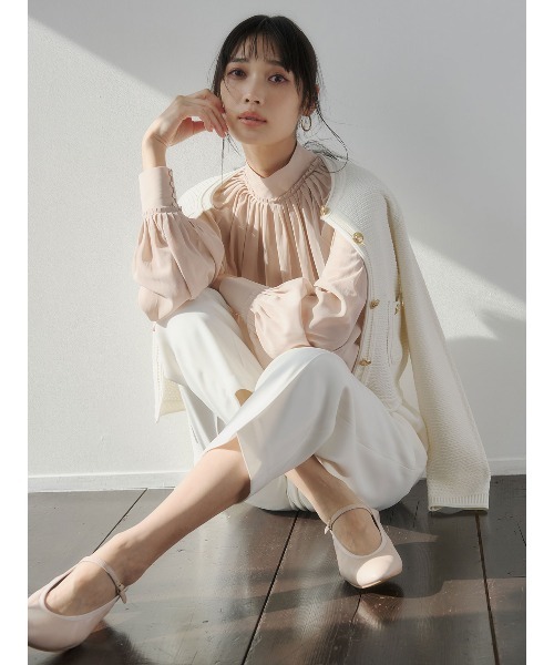 anuans（アニュアンス）の「ラムレザーメリージェン（パンプス・レディース・ブラック/ピンクベージュ/ブラウン/ホワイト系その他4・S/M/L）」の7枚目の写真