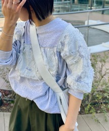 RehersalL（リハーズオール）の「【REHERSALL】フリンジジャガードクルースウェット（スウェット）」