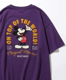 MICKEY MOUSE（ミッキーマウス）の「2026SS Disney/ディズニー ミッキー/ズートピア/ベイマックス/スティッチ/101わんちゃん/プーさん/トイ・ストーリー フロント/バックサガラ刺繍/ラインストーン オーバーサイズ 半袖Tシャツ（Tシャツ/カットソー）」