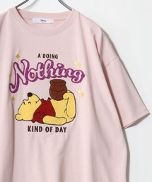 MICKEY MOUSE（ミッキーマウス）の「2026SS Disney/ディズニー ミッキー/ズートピア/ベイマックス/スティッチ/101わんちゃん/プーさん フロント/バックサガラ刺繍 オーバーサイズ 半袖Tシャツ（Tシャツ/カットソー）」