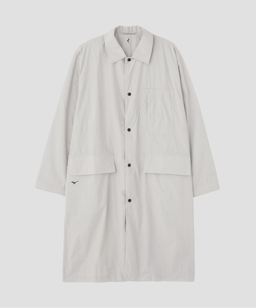 MARGARET HOWELL(マーガレットハウエル)の「RECYCLED NYLON COMPACT RIPSTOP(ステンカラーコート・メンズ・チャコール/ライトグレー・SMALL/MEDIUM/LARGE)」の7枚目の写真