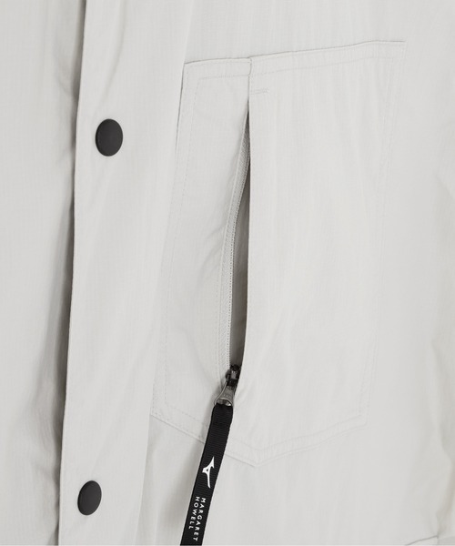 MARGARET HOWELL(マーガレットハウエル)の「RECYCLED NYLON COMPACT RIPSTOP(ステンカラーコート・メンズ・チャコール/ライトグレー・SMALL/MEDIUM/LARGE)」の9枚目の写真