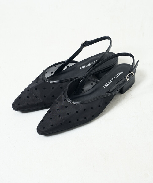FREAK'S STORE（フリークスストア）の「ドットチュールパンプス（パンプス・レディース・ブラック/ベージュ・36/37/38）」の8枚目の写真