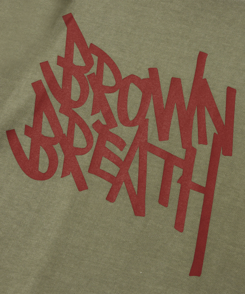 BROWNBREATH（ブラウンブレス）の「ピグメントタグTシャツ - オリーブ（Tシャツ/カットソー・レディース・その他・M/L/XL/S）」の4枚目の写真