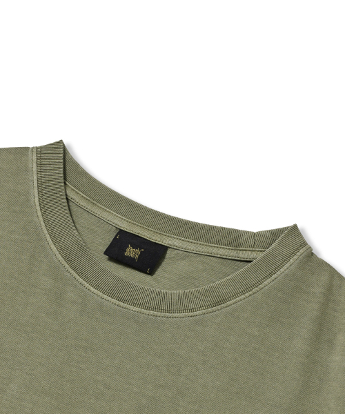 BROWNBREATH（ブラウンブレス）の「ピグメントタグTシャツ - オリーブ（Tシャツ/カットソー・レディース・その他・M/L/XL/S）」の5枚目の写真