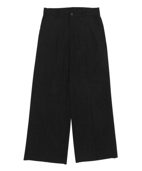 LUCY（ルーシー）の「LUCY/【26年春夏新作】ワイドストレートスラックス（スラックス・メンズ・グレー系その他4/ブラック/ブラック系その他4・LARGE/MEDIUM）」の5枚目の写真