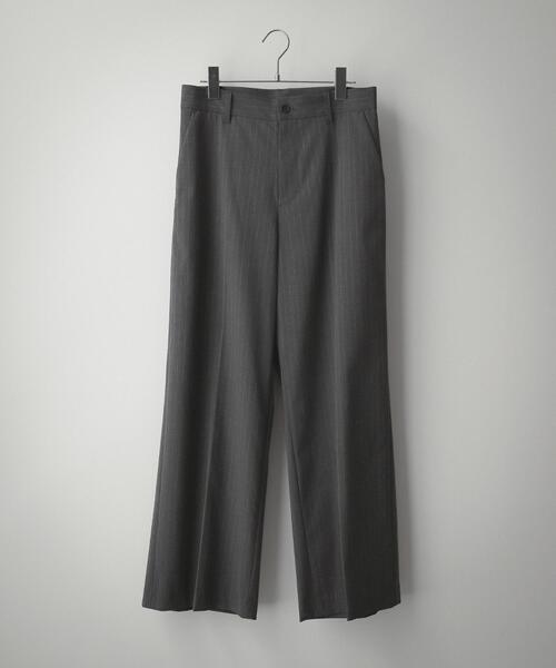 LUCY（ルーシー）の「LUCY/【26年春夏新作】ワイドストレートスラックス（スラックス・メンズ・グレー系その他4/ブラック/ブラック系その他4・LARGE/MEDIUM）」の14枚目の写真