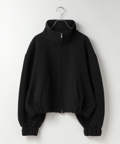 LOWRYS FARM（ローリーズファーム）の「ダンボールブルゾン  654886（スウェット・レディース・ブラック/グレー・FREE）」の13枚目の写真