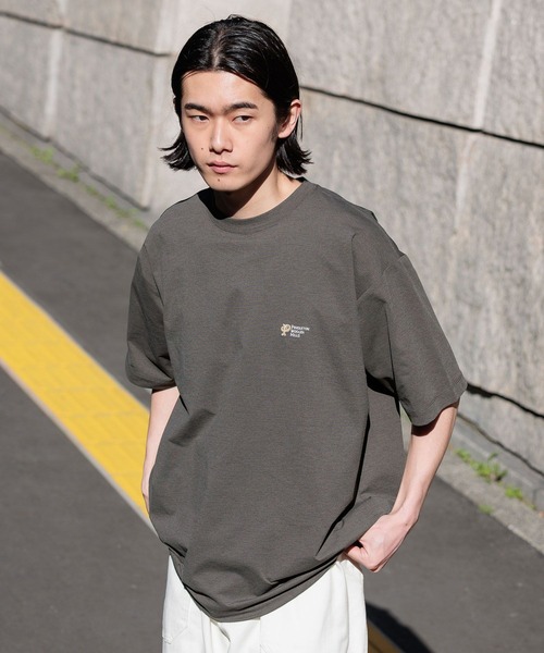 PENDLETON（ペンドルトン）の「【PENDLETON(ペンドルトン)】別注ヒストリーロゴTシャツ/吸汗/速乾性/軽量/ドライタッチ/裾ドローコード仕様（Tシャツ/カットソー・メンズ・チャコール/カーキ/ブラック/アイボリー/オフホワイト・LARGE/MEDIUM）」の18枚目の写真
