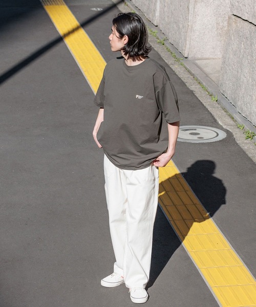 PENDLETON（ペンドルトン）の「【PENDLETON(ペンドルトン)】別注ヒストリーロゴTシャツ/吸汗/速乾性/軽量/ドライタッチ/裾ドローコード仕様（Tシャツ/カットソー・メンズ・チャコール/カーキ/ブラック/アイボリー/オフホワイト・LARGE/MEDIUM）」の16枚目の写真