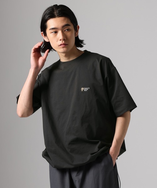 PENDLETON（ペンドルトン）の「【PENDLETON(ペンドルトン)】別注ヒストリーロゴTシャツ/吸汗/速乾性/軽量/ドライタッチ/裾ドローコード仕様（Tシャツ/カットソー・メンズ・チャコール/カーキ/ブラック/アイボリー/オフホワイト・LARGE/MEDIUM）」の13枚目の写真