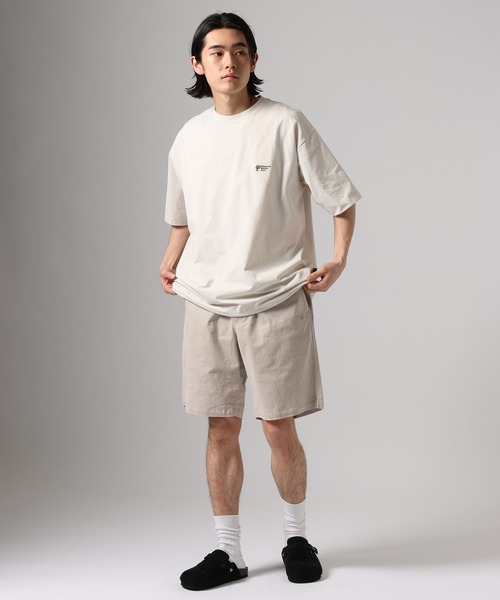 PENDLETON（ペンドルトン）の「【PENDLETON(ペンドルトン)】別注ヒストリーロゴTシャツ/吸汗/速乾性/軽量/ドライタッチ/裾ドローコード仕様（Tシャツ/カットソー・メンズ・チャコール/カーキ/ブラック/アイボリー/オフホワイト・LARGE/MEDIUM）」の6枚目の写真