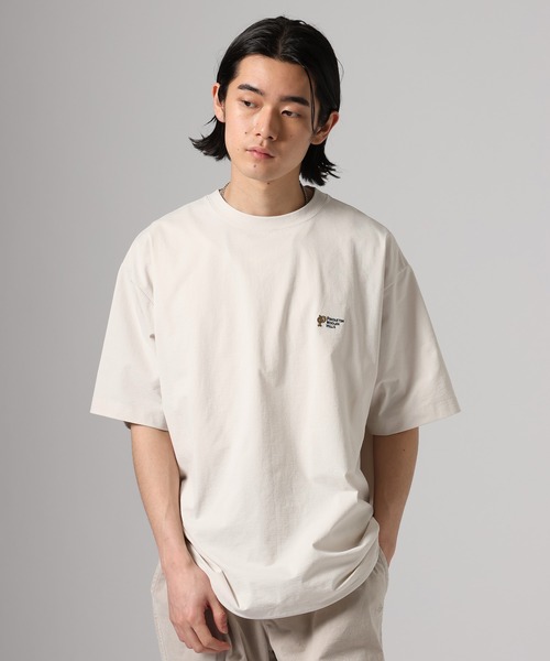 PENDLETON（ペンドルトン）の「【PENDLETON(ペンドルトン)】別注ヒストリーロゴTシャツ/吸汗/速乾性/軽量/ドライタッチ/裾ドローコード仕様（Tシャツ/カットソー・メンズ・チャコール/カーキ/ブラック/アイボリー/オフホワイト・LARGE/MEDIUM）」の9枚目の写真