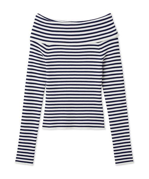 FRAY I.D(フレイアイディー)の「ベーシックオフショルリブニット(ニット/セーター・レディース・オフホワイト/ブラック/その他/ピンク・F)」の20枚目の写真