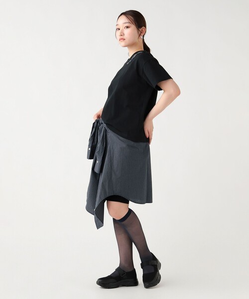 BEAMS HEART(ビームスハート)の「HEART刺繍 Tシャツ(Tシャツ/カットソー・レディース・ブラック/イエロー系その他4/オフホワイト・FREE)」の22枚目の写真