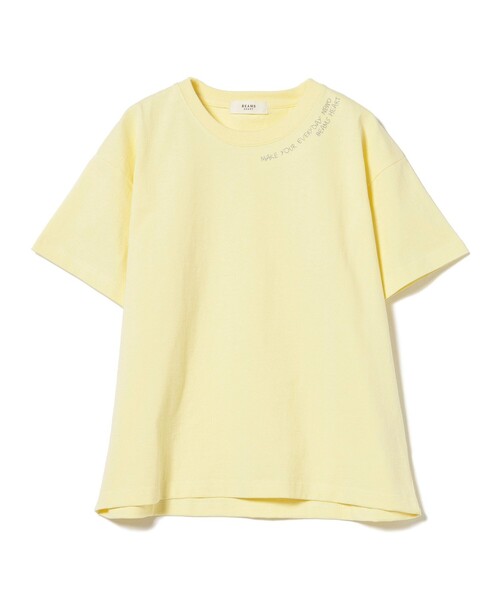 BEAMS HEART(ビームスハート)の「HEART刺繍 Tシャツ(Tシャツ/カットソー・レディース・ブラック/イエロー系その他4/オフホワイト・FREE)」の18枚目の写真