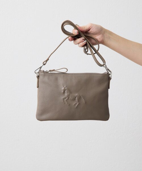 ear PAPILLONNER（イアパピヨネ）の「【IOPELLE(イオペレ)】アニマルスタンプショルダーバッグ（ショルダーバッグ・レディース・ブラック/パープル/グレー・FREE）」の18枚目の写真