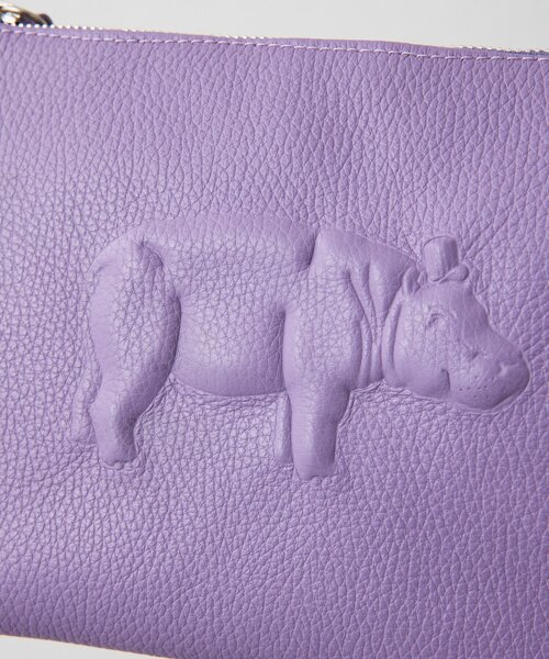 ear PAPILLONNER（イアパピヨネ）の「【IOPELLE(イオペレ)】アニマルスタンプショルダーバッグ（ショルダーバッグ・レディース・ブラック/パープル/グレー・FREE）」の10枚目の写真