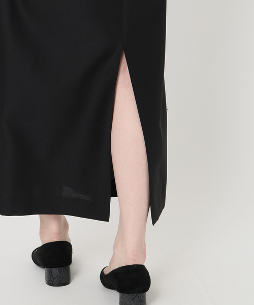 VERMEIL par iena(ヴェルメイユパーイエナ)の「シルクウールワンピース(ワンピース・レディース・ブラック・40/38/36)」の15枚目の写真