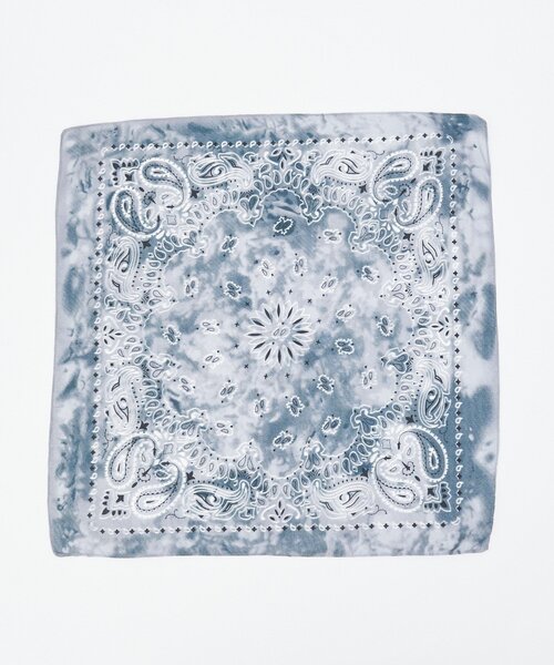 CIAOPANIC(チャオパニック)の「タイダイバンダナ(バンダナ/スカーフ・レディース・ブルー/グレー/サックスブルー・FREE)」の1枚目の写真