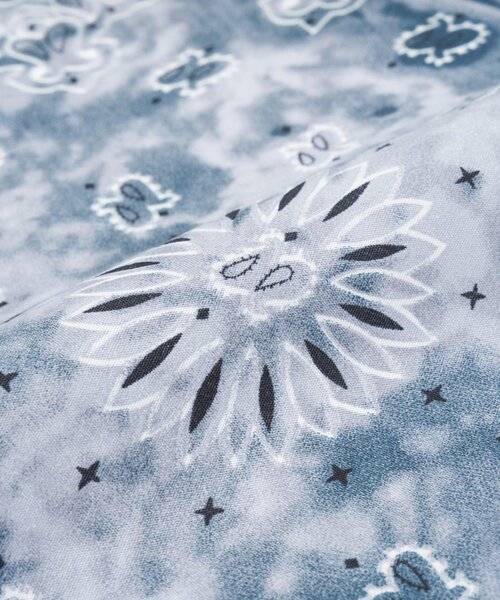 CIAOPANIC(チャオパニック)の「タイダイバンダナ(バンダナ/スカーフ・レディース・ブルー/グレー/サックスブルー・FREE)」の4枚目の写真