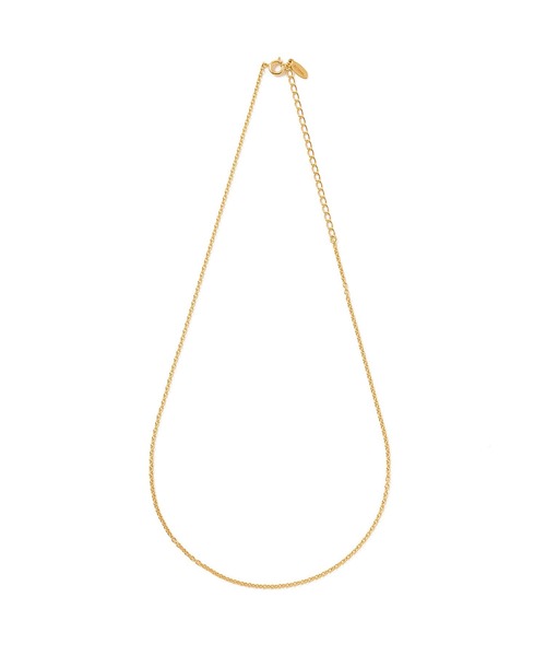 CRIMIE（クライミー）の「FINE SLIM CHAIN NECKLACE 24KDP 38-45cm（ネックレス・メンズ・ゴールド・ONE SIZE）」の2枚目の写真