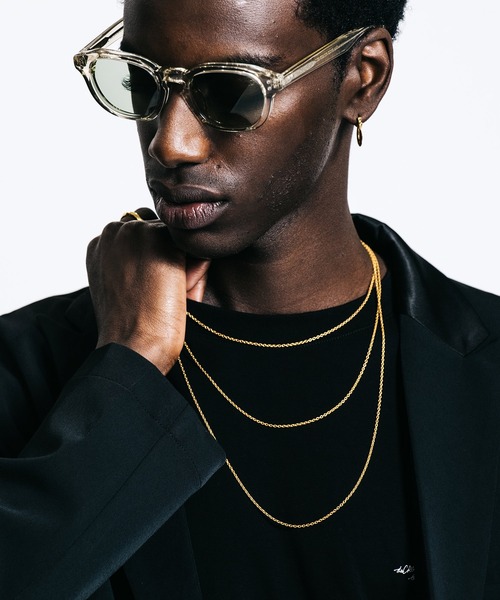 CRIMIE（クライミー）の「FINE SLIM CHAIN NECKLACE 24KDP 38-45cm（ネックレス・メンズ・ゴールド・ONE SIZE）」の7枚目の写真